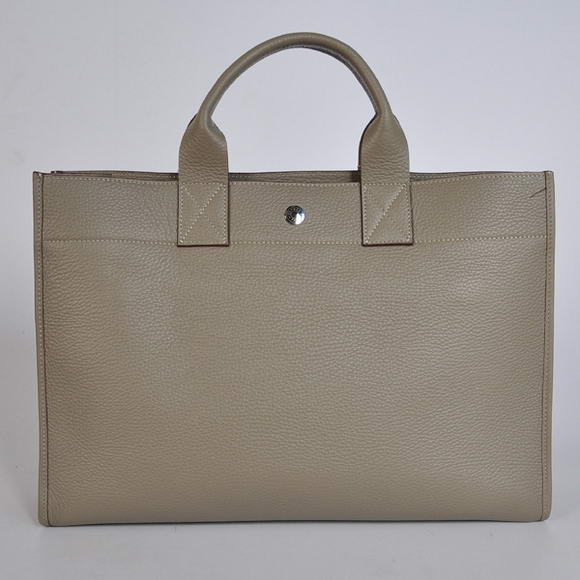 Hermes Briefcase 40CM Clemence Leather Bag Grey Hermes Briefcase 40CM Clemence Leather Bag Grey