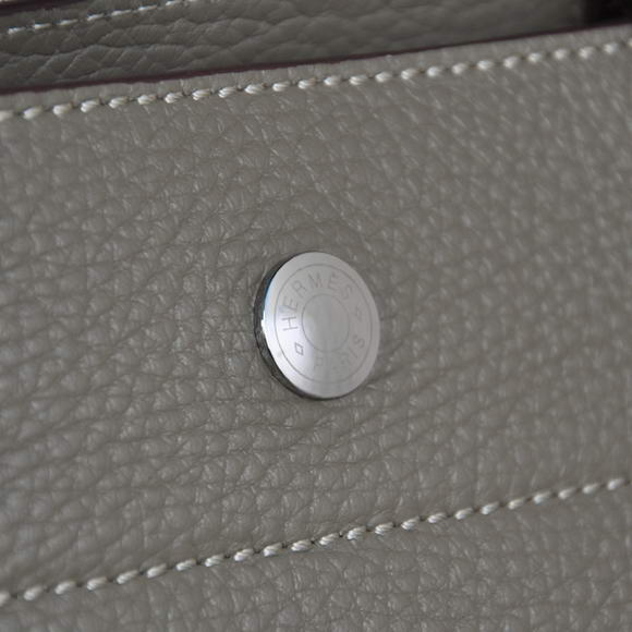 Hermes Briefcase 40CM Clemence Leather Bag Grey Hermes Briefcase 40CM Clemence Leather Bag Grey