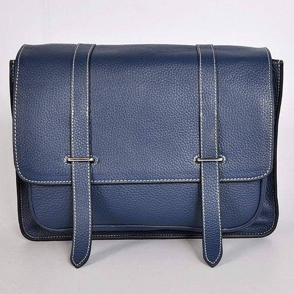 Hermes Steve 32CM Mens Bag Clemence Dark Blue Hermes Steve 32CM Mens Bag Clemence Dark Blue
