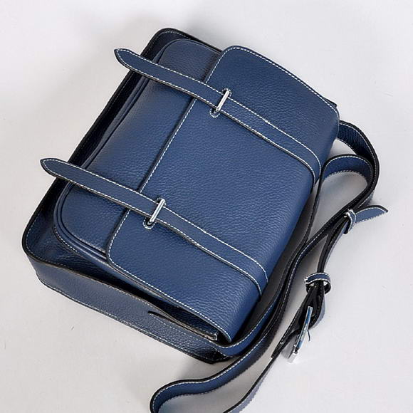 Hermes Steve 32CM Mens Bag Clemence Dark Blue Hermes Steve 32CM Mens Bag Clemence Dark Blue