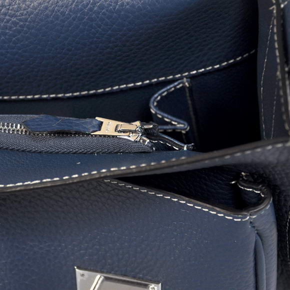 Hermes Steve 32CM Mens Bag Clemence Dark Blue Hermes Steve 32CM Mens Bag Clemence Dark Blue