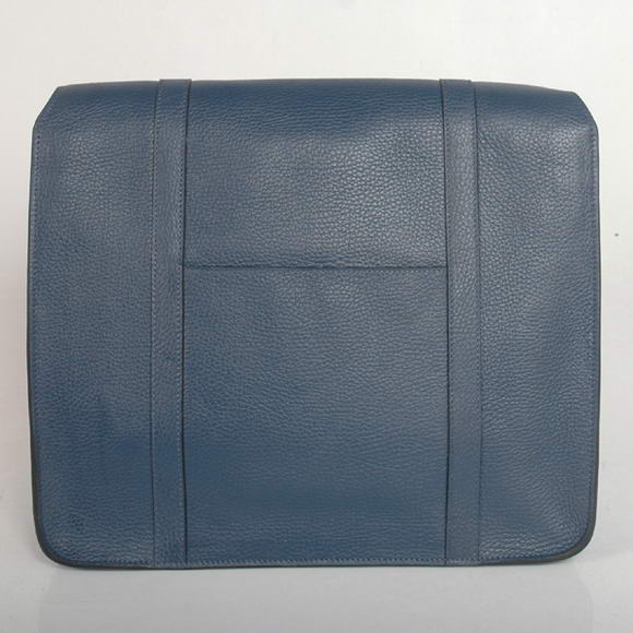 Hermes Steve 35CM Messenger Bag Clemence Leather Dark Blue Hermes Steve 35CM Messenger Bag Clemence Leather Dark Blue