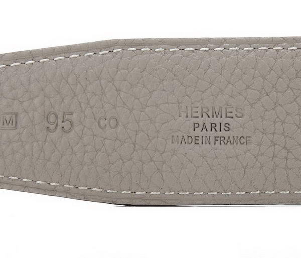 Hermes Belts Original Leather Diamond Everose Grey Hermes Belts Original Leather Diamond Everose Grey