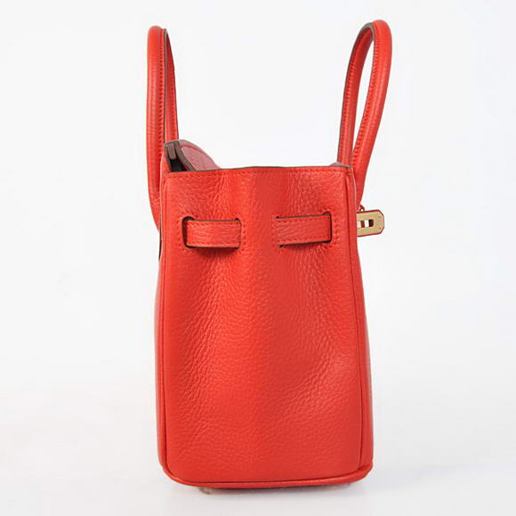 Hermes Birkin 25CM Tote Bags Togo Leather Red Godlen Hermes Birkin 25CM Tote Bags Togo Leather Red Godlen