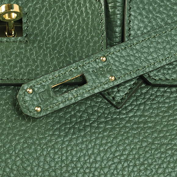 Hermes Birkin 35CM Tote Bags Togo Leather Amy Green Golden Hermes Birkin 35CM Tote Bags Togo Leather Amy Green Golden