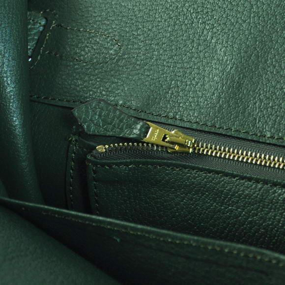 Hermes Birkin 35CM Tote Bags Togo Leather Amy Green Golden Hermes Birkin 35CM Tote Bags Togo Leather Amy Green Golden
