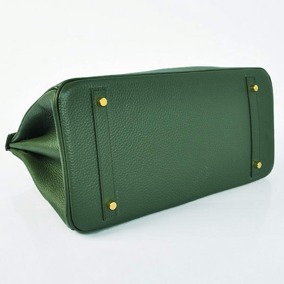 Hermes Birkin 35CM Tote Bags Togo Leather Amy Green Golden Hermes Birkin 35CM Tote Bags Togo Leather Amy Green Golden
