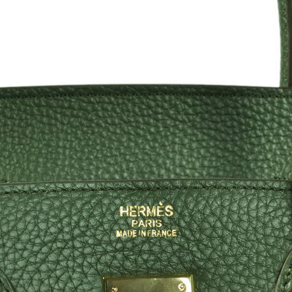 Hermes Birkin 35CM Tote Bags Togo Leather Amy Green Golden Hermes Birkin 35CM Tote Bags Togo Leather Amy Green Golden