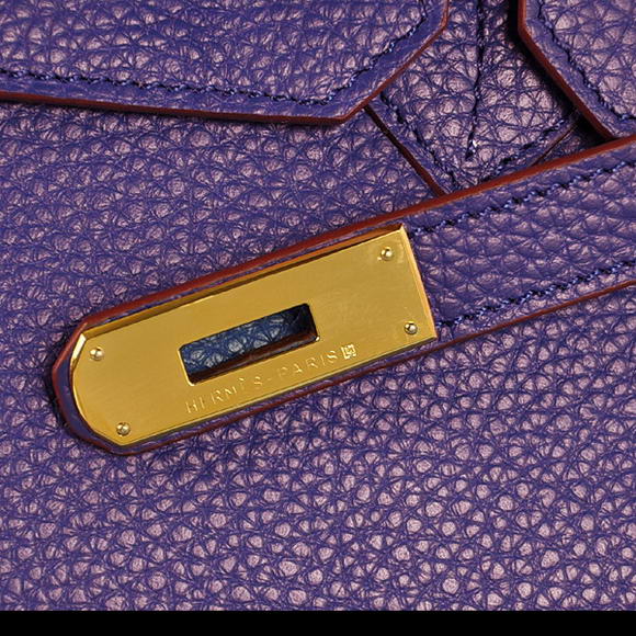 Hermes Birkin 35CM Tote Bags Togo Leather Blue Golden Hermes Birkin 35CM Tote Bags Togo Leather Blue Golden