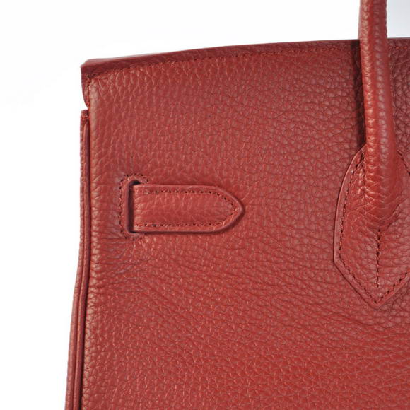 Hermes Birkin 35CM Tote Bags Togo Leather Bordeaux Silver Hermes Birkin 35CM Tote Bags Togo Leather Bordeaux Silver