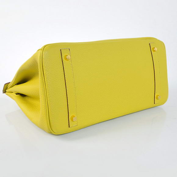 Hermes Birkin 35CM Tote Bags Togo Leather Lemon Golden Hermes Birkin 35CM Tote Bags Togo Leather Lemon Golden