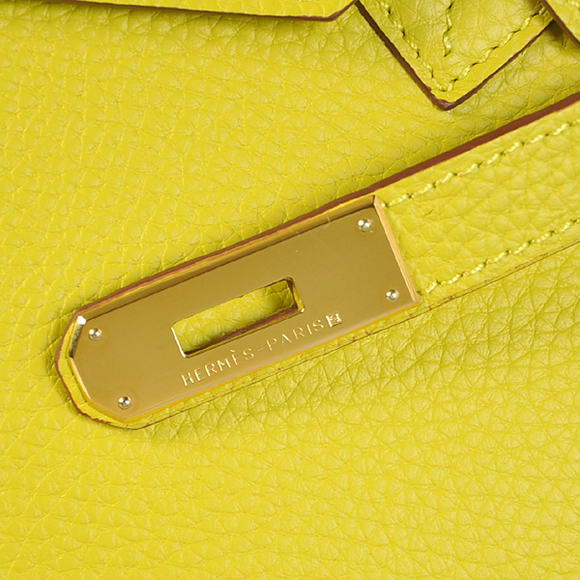 Hermes Birkin 35CM Tote Bags Togo Leather Lemon Golden Hermes Birkin 35CM Tote Bags Togo Leather Lemon Golden
