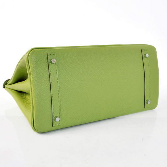 Hermes Birkin 35CM Tote Bags Togo Leather Light Green Silver Hermes Birkin 35CM Tote Bags Togo Leather Light Green Silver
