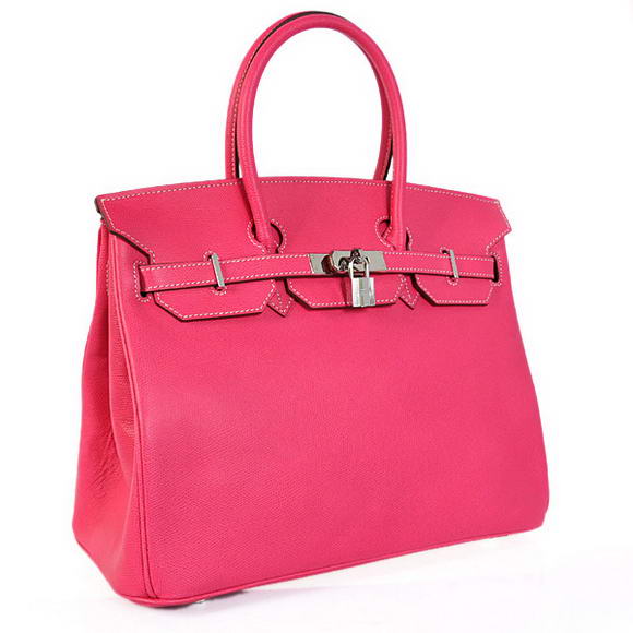 Hermes Birkin 35CM Tote Bags Togo Leather Mid Peach Silver Hermes Birkin 35CM Tote Bags Togo Leather Mid Peach Silver