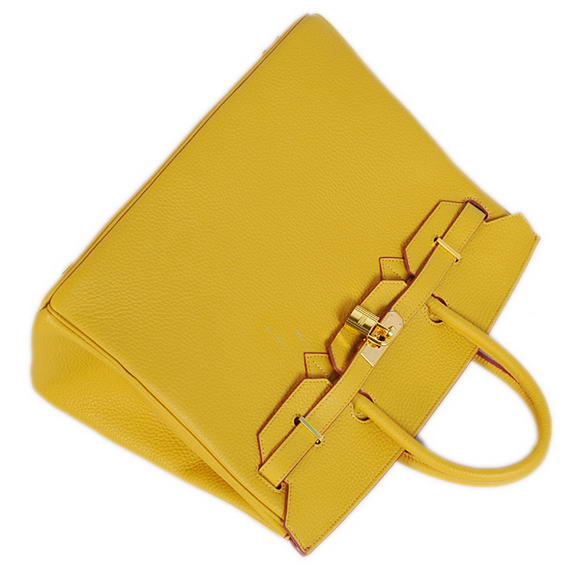 Hermes Birkin 35CM Tote Bags Togo Leather Yellow Golden Hermes Birkin 35CM Tote Bags Togo Leather Yellow Golden