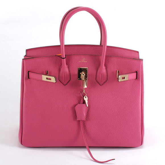 Hermes Birkin 35CM Togo Leather Handbag 6089 Rose Golden Hermes Birkin 35CM Togo Leather Handbag 6089 Rose Golden
