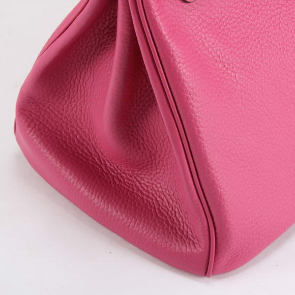 Hermes Birkin 35CM Togo Leather Handbag 6089 Rose Silver Hermes Birkin 35CM Togo Leather Handbag 6089 Rose Silver