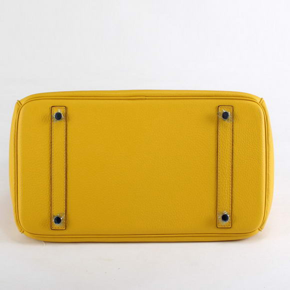 Hermes Birkin 35CM Togo Leather Handbag 6089 Yellow Golden Hermes Birkin 35CM Togo Leather Handbag 6089 Yellow Golden