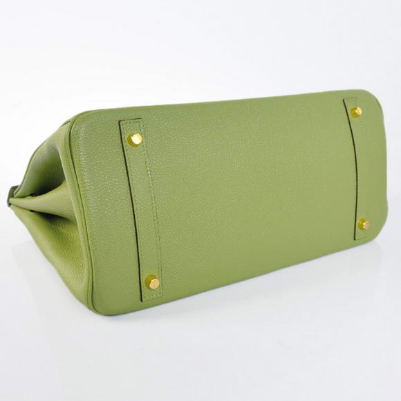Hermes Birkin 35CM Tote Bags Smooth Togo Leather Green Golden Hermes Birkin 35CM Tote Bags Smooth Togo Leather Green Golden