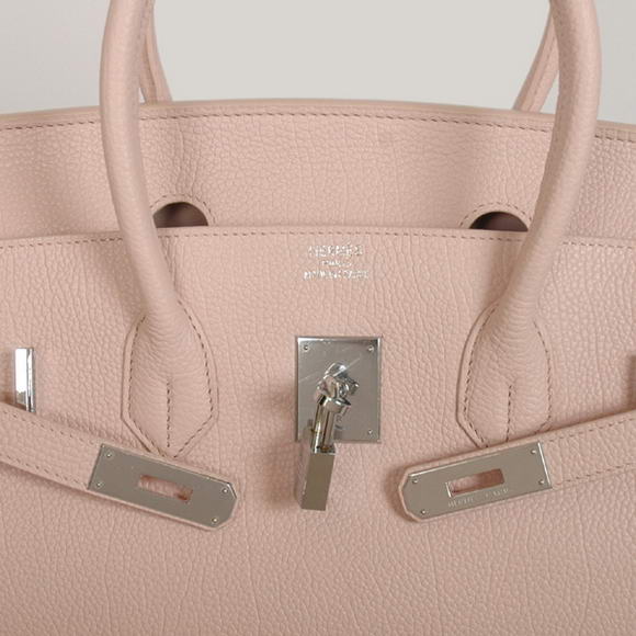 Hermes Birkin 35CM Tote Bags Smooth Togo Leather Pink Silver Hermes Birkin 35CM Tote Bags Smooth Togo Leather Pink Silver