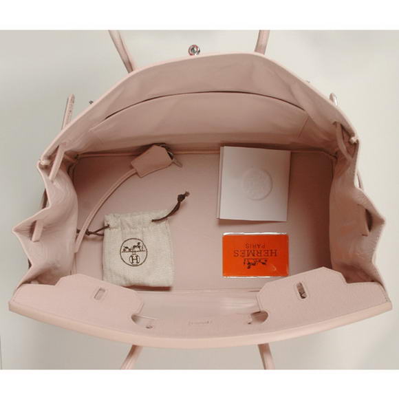 Hermes Birkin 35CM Tote Bags Smooth Togo Leather Pink Silver Hermes Birkin 35CM Tote Bags Smooth Togo Leather Pink Silver
