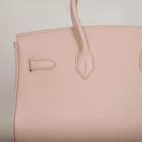 Hermes Birkin 35CM Tote Bags Smooth Togo Leather Pink Silver Hermes Birkin 35CM Tote Bags Smooth Togo Leather Pink Silver