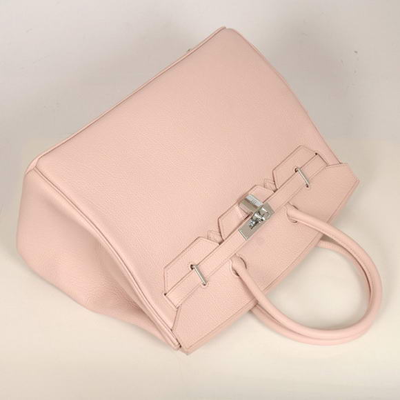 Hermes Birkin 35CM Tote Bags Smooth Togo Leather Pink Silver Hermes Birkin 35CM Tote Bags Smooth Togo Leather Pink Silver