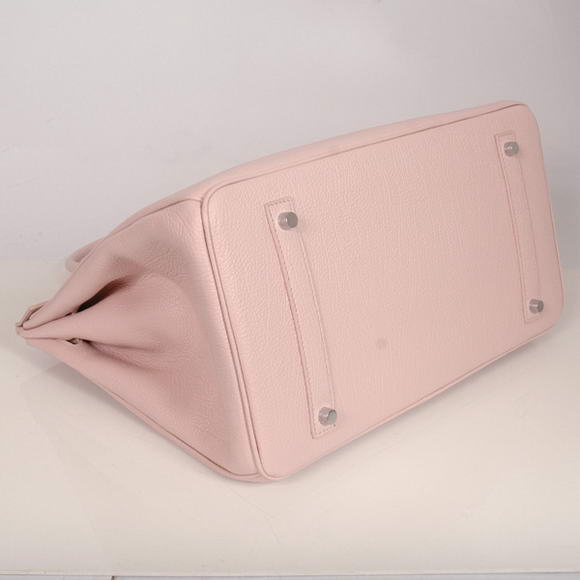 Hermes Birkin 35CM Tote Bags Smooth Togo Leather Pink Silver Hermes Birkin 35CM Tote Bags Smooth Togo Leather Pink Silver