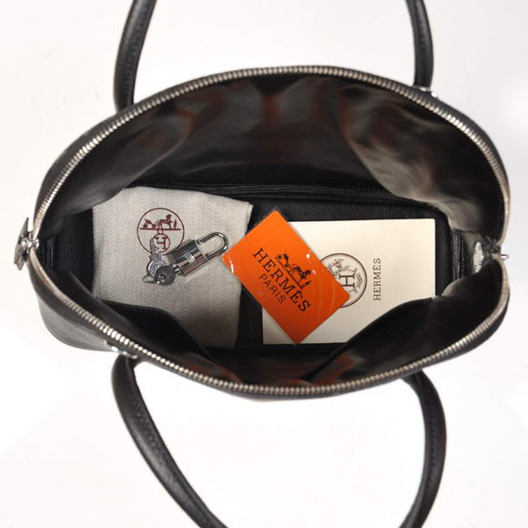 Hermes Bolide 31CM Tote Bags Clemence H1031 Black Hermes Bolide 31CM Tote Bags Clemence H1031 Black