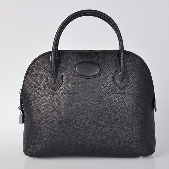 Hermes Bolide 31CM Tote Bags Clemence H1031 Black Hermes Bolide 31CM Tote Bags Clemence H1031 Black