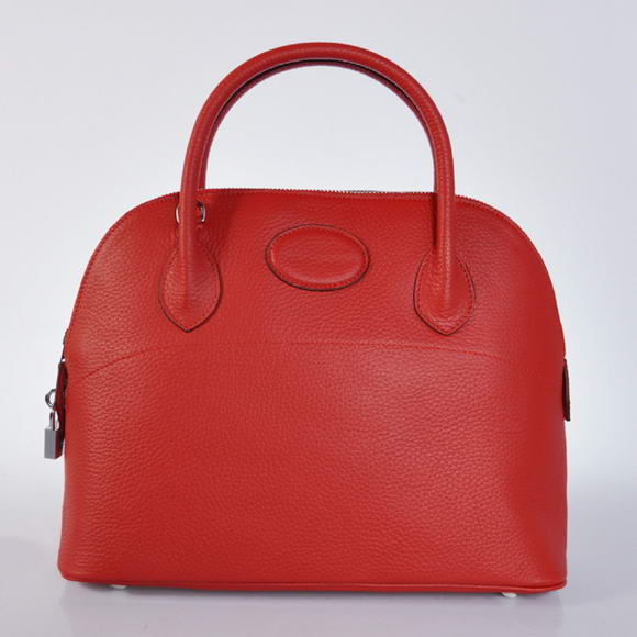 Hermes Bolide 31CM Tote Bags Clemence H1031 Red Hermes Bolide 31CM Tote Bags Clemence H1031 Red