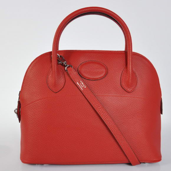 Hermes Bolide 31CM Tote Bags Clemence H1031 Red Hermes Bolide 31CM Tote Bags Clemence H1031 Red