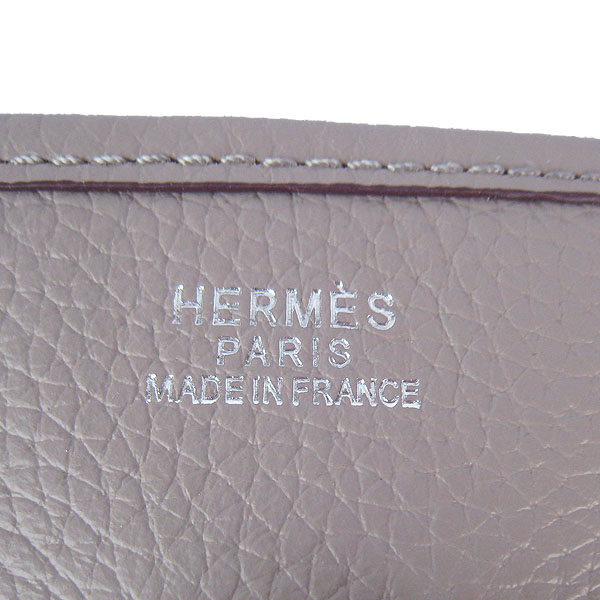 Hermes Cowhide Evelyne Messenger Bag 6309 Grey Hermes Cowhide Evelyne Messenger Bag 6309 Grey