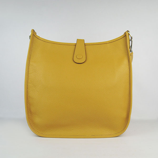 Hermes Cowhide Evelyne Messenger Bag 6309 Yellow Hermes Cowhide Evelyne Messenger Bag 6309 Yellow