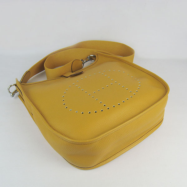 Hermes Cowhide Evelyne Messenger Bag 6309 Yellow Hermes Cowhide Evelyne Messenger Bag 6309 Yellow