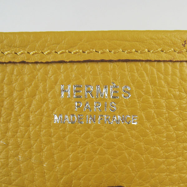 Hermes Cowhide Evelyne Messenger Bag 6309 Yellow Hermes Cowhide Evelyne Messenger Bag 6309 Yellow