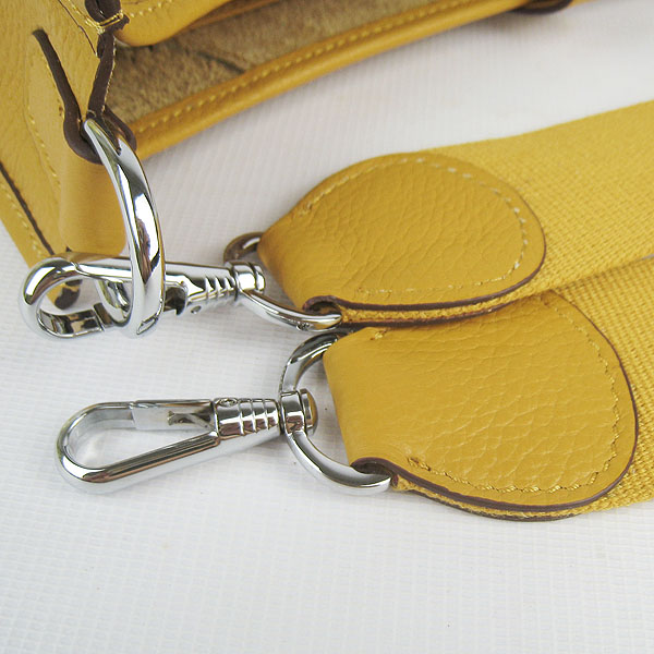Hermes Cowhide Evelyne Messenger Bag 6309 Yellow Hermes Cowhide Evelyne Messenger Bag 6309 Yellow