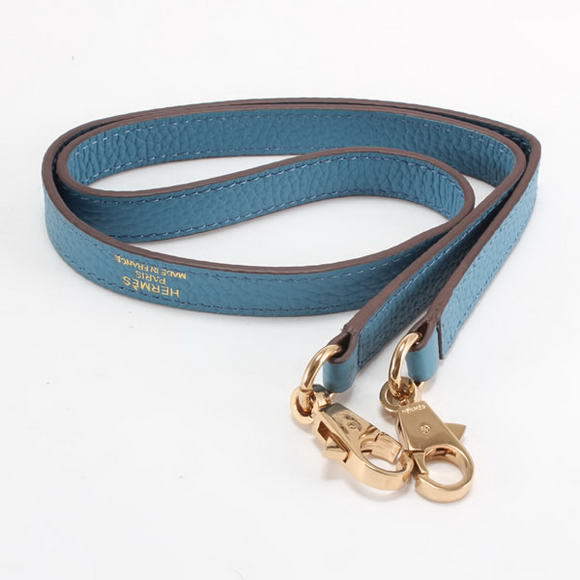 Hermes Kelly 32cm Togo Leather Handbags 6018 Blue Golden Hermes Kelly 32cm Togo Leather Handbags 6018 Blue Golden