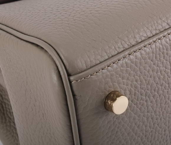 Hermes Kelly 32cm Togo Leather Handbags 6018 Dark Grey Golden Hermes Kelly 32cm Togo Leather Handbags 6018 Dark Grey Golden