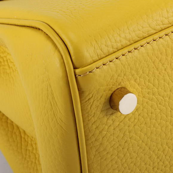 Hermes Kelly 32cm Togo Leather Handbags 6018 Yellow Golden Hermes Kelly 32cm Togo Leather Handbags 6018 Yellow Golden