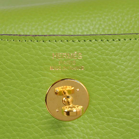 Hermes Lindy 30CM Havanne Handbags 1057 Light Green Leather Golden Hardware Hermes Lindy 30CM Havanne Handbags 1057 Light Green Leather Golden Hardware