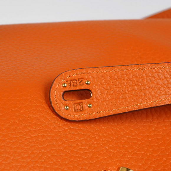 Hermes Lindy 30CM Havanne Handbags 1057 Orange Leather Golden Hardware Hermes Lindy 30CM Havanne Handbags 1057 Orange Leather Golden Hardware