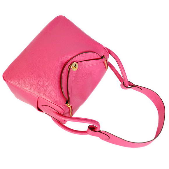 Hermes Lindy 30CM Havanne Handbags 1057 Peach Leather Golden Hardware Hermes Lindy 30CM Havanne Handbags 1057 Peach Leather Golden Hardware