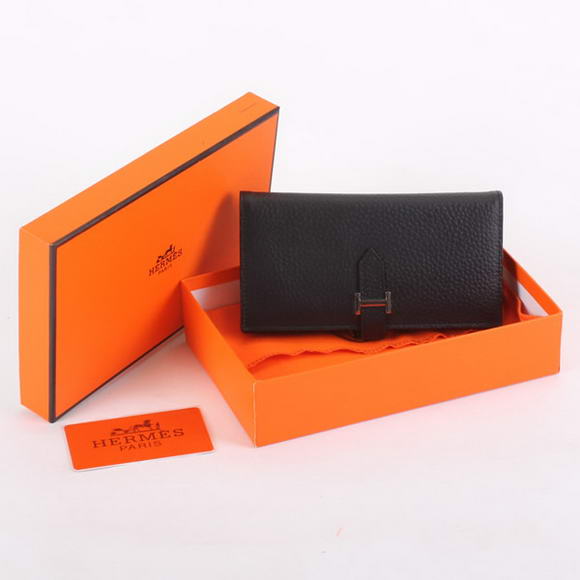 Hermes Bearn Japonaise Bi-Fold A208 Black Hermes Bearn Japonaise Bi-Fold A208 Black