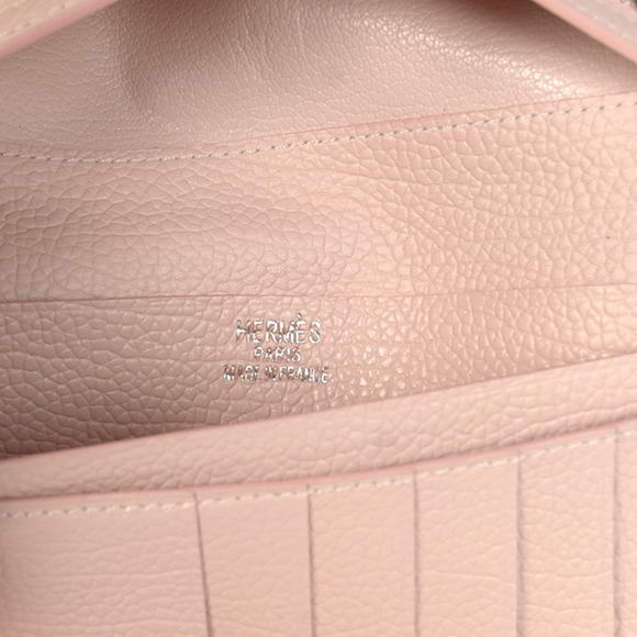 Hermes Bearn Japonaise Smooth Leather Tri-Fold Wallet H308 Pink Hermes Bearn Japonaise Smooth Leather Tri-Fold Wallet H308 Pink