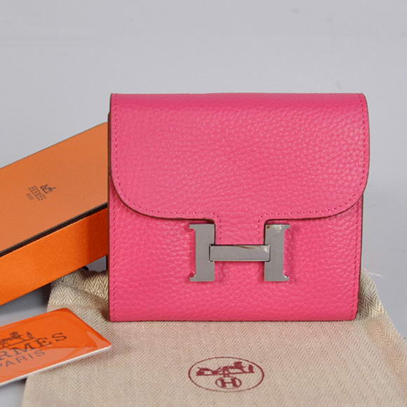 Hermes Constance Wallets Togo Leather A608 Peach Hermes Constance Wallets Togo Leather A608 Peach