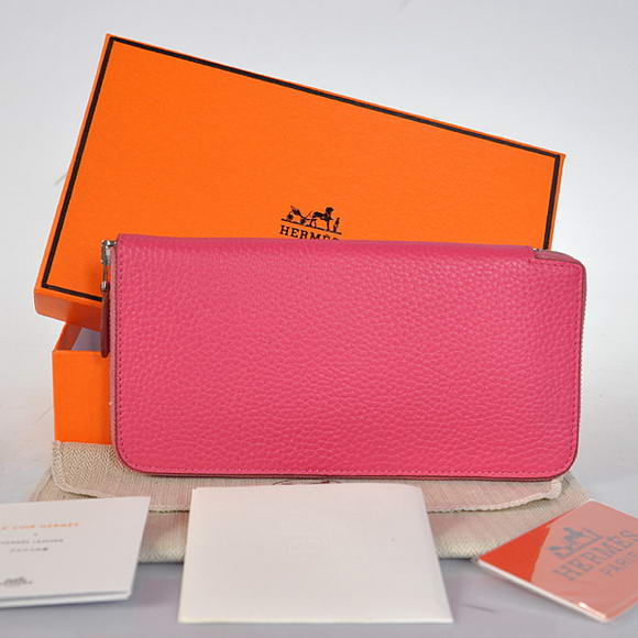 Hermes Evelyn Long Wallet Zip Purse A808 Peach Hermes Evelyn Long Wallet Zip Purse A808 Peach