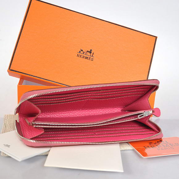 Hermes Evelyn Long Wallet Zip Purse A808 Peach Hermes Evelyn Long Wallet Zip Purse A808 Peach