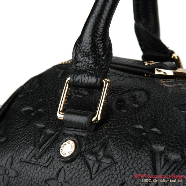 Louis Vuitton Monogram Empreinte Speedy Bandouliere 25 M40762 Black Louis Vuitton Monogram Empreinte Speedy Bandouliere 25 M40762 Black