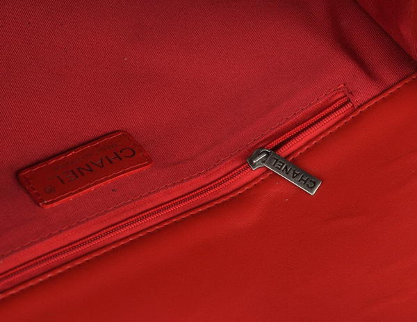 Hot Style Chanel A67086 Red Le Boy Flap Shoulder Bag Silver Hot Style Chanel A67086 Red Le Boy Flap Shoulder Bag Silver